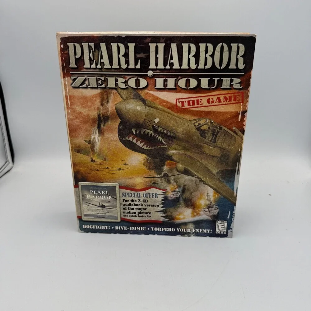 Pearl Harbor Zero Hour PC Game Big Box WWII Flight Combat 2001 New Sealed
